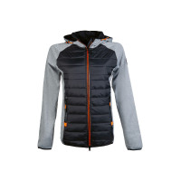 Sudadera estilo HKM Gris mezcla / negro Sudadera estilo HKM Gris mezcla / negro
