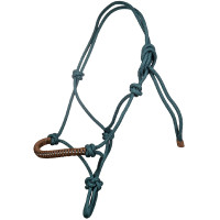 Cabezada etológica Strass HKM Petróleo / marrón Azul Cabezada etológica Strass HKM Petróleo / marrón Azul