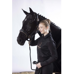 Longe Rosegold Glamour Style mosquetón antip. HKM Longe Rosegold Glamour Style mosquetón antip. HKM