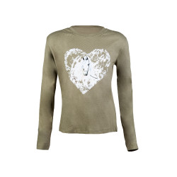 Polo de manga larga Horse Spirit HKM Polo de manga larga Horse Spirit HKM