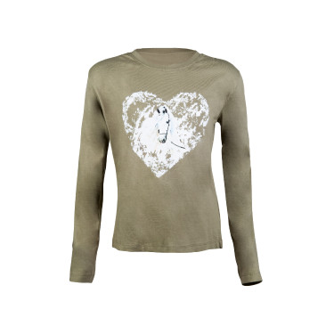 Polo de manga larga Horse Spirit HKM Polo de manga larga Horse Spirit HKM