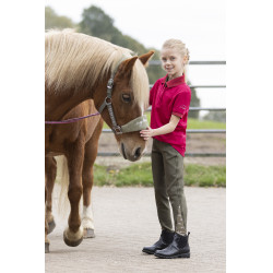 Polo Clásico HKM Arándano Rosa