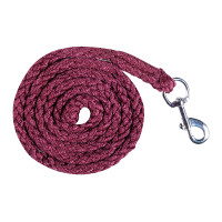 Longe Berry con mosquetón HKM Rojo oscuro