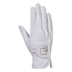 Handschoenen Competition HKM Blanc - Rose Blanco