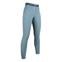 Pantalón Monaco Style con asiento completo de silicona HKM Salvia