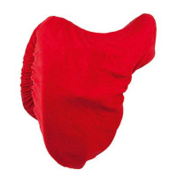 Funda de asiento de montar de forro polar HKM Roja Rojo