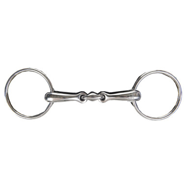 Mors doble rotura anatómico de 18 mm en acero inoxidable HKM Mors doble rotura anatómico de 18 mm en acero inoxidable HKM