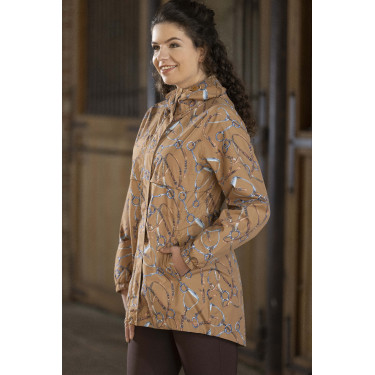 Impermeable Allure HKM Camello Marrón