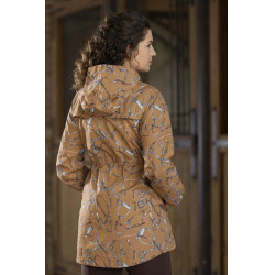 Impermeable Allure HKM Camello Marrón