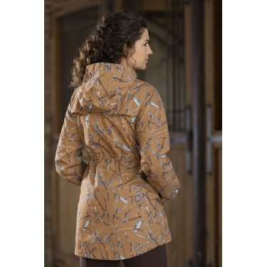 Impermeable Allure HKM Camello Marrón