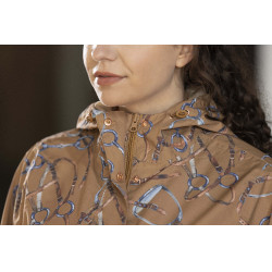 Impermeable Allure HKM Camello Marrón