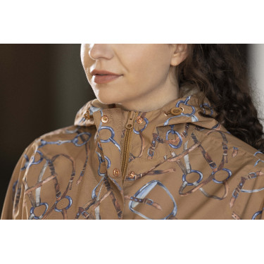 Impermeable Allure HKM Camello Marrón