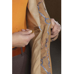 Impermeable Allure HKM Camello Marrón