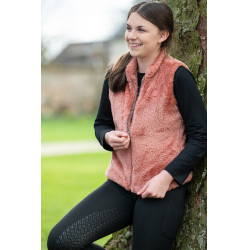 Polo sin mangas Ruby HKM Oxido Marrón