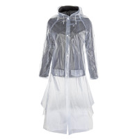 Impermeable transparente con abertura en la espalda HKM Color indicativa