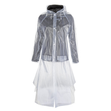 Impermeable transparente con abertura en la espalda HKM