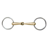 Mors Anatomic 16 mm maillechort anillos inox HKM Color indicativa