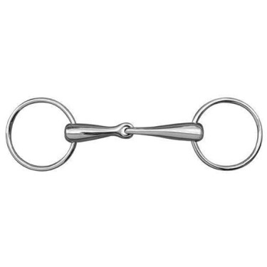 Bocado de 18 mm en acero inoxidable macizo HKM Bocado de 18 mm en acero inoxidable macizo HKM