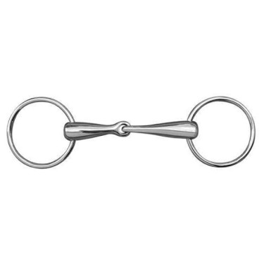 Bocado de 20 mm en acero inoxidable macizo HKM