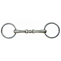 Muserola de doble articulación de 20 mm en acero inoxidable HKM Color indicativa