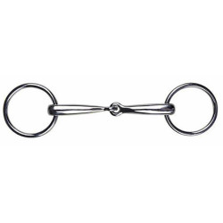 Muserola de filete en acero inoxidable 14 mm HKM Muserola de filete en acero inoxidable 14 mm HKM