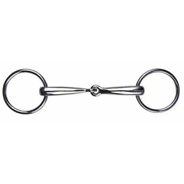 Muserola de filete en acero inoxidable 14 mm HKM Muserola de filete en acero inoxidable 14 mm HKM