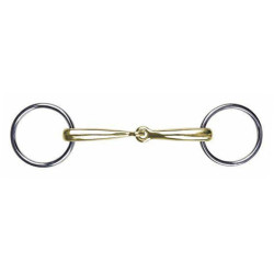 Mors de filete de maillechort 14 mm HKM