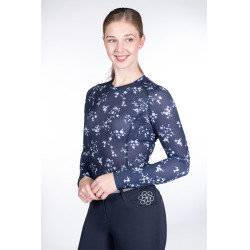 Capa base Bloomsbury Flores mangas largas HKM