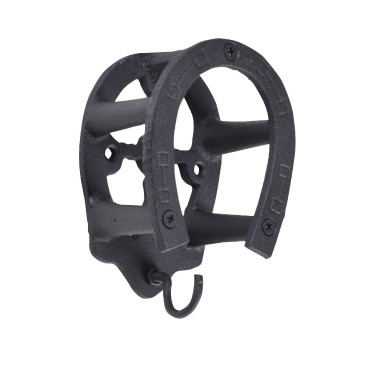 Soporte para brida con herradura de hierro forjado HKM Soporte para brida con herradura de hierro forjado HKM