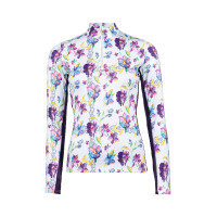 Camiseta funcional Lilac Flower HKM Blanco / violeta