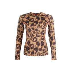 Camiseta Clolour Breeze de manga larga HKM Natural Marrón