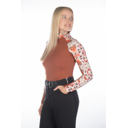 Camiseta funcional Essentials Flower HKM Marrón / cobre Naranja