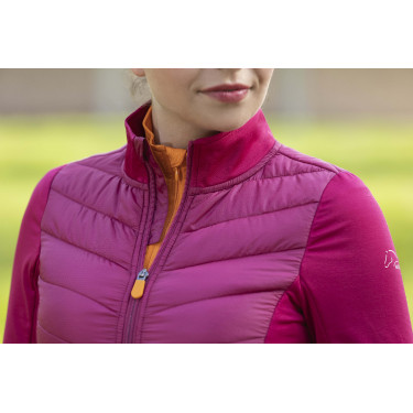 Chaqueta acolchada Prag Style HKM Arándano Rosa Chaqueta acolchada Prag Style HKM Arándano Rosa