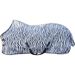 Cubre-moscas Zebra con correas cruzadas HKM