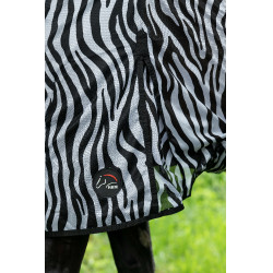Manta y cubrecuello antimoscas Zebra HKM Manta y cubrecuello antimoscas Zebra HKM