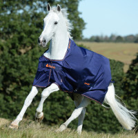 Couverture Bucas Therapy Turnout Light 50g Azúl marino / naranja
