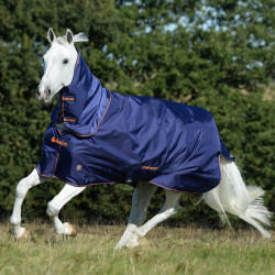 Couverture Bucas Therapy Turnout Light 50g Azúl marino / naranja Couverture Bucas Therapy Turnout Light 50g Azúl marino / naranja