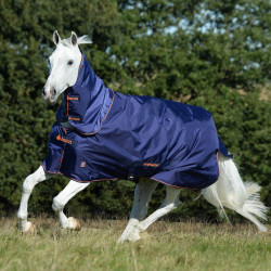 Couverture Bucas Therapy Turnout Light 50g Azúl marino / naranja Couverture Bucas Therapy Turnout Light 50g Azúl marino / naranja