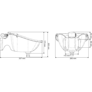 Abrevadero Polyself PF2 con paleta horizontal La Gée