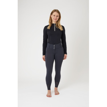 Pantalón de equitación con culera completa grip Ebba para mujer con malla Horze Pantalón de equitación con culera completa grip Ebba para mujer con malla Horze