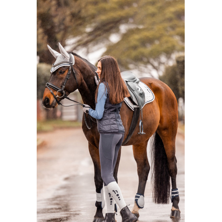 Pantalón de equitación con culera completa grip Ebba para mujer con malla Horze Pantalón de equitación con culera completa grip Ebba para mujer con malla Horze