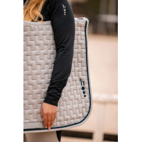 Almofada de sela de adestramento Wicklow Horze Gris niebla del puerto