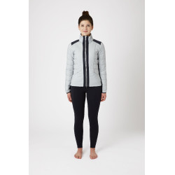 Chaqueta de equitación Cameron para mujer Horze Gris niebla del puerto