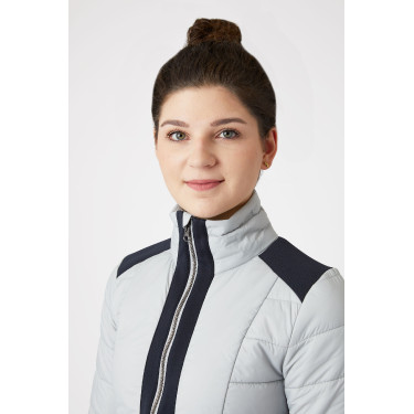 Chaqueta de equitación Cameron para mujer Horze Gris niebla del puerto