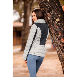 Chaqueta de equitación Cameron para mujer Horze Gris niebla del puerto