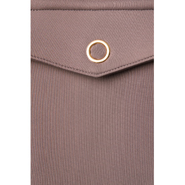 Sobrecamisa Alyssa para mujer Horze Marrón gris hierro