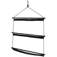 Exhibidor tipo escalera para manta HIPPOTONIC Negro