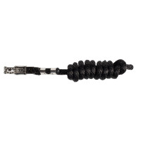 Ramal Horze Supreme con mosqueton anti-tirón Negro