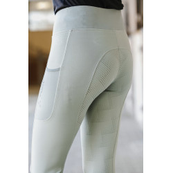Pantalón Equithème Flora con culera de silicona Verde salvia Pantalón Equithème Flora con culera de silicona Verde salvia
