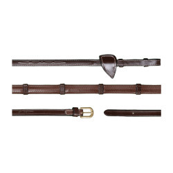 Riendas de Goma 1/2 con 7 Topes Dy'on D Collection Castaño Marr&amp;amp;amp;oacute;n